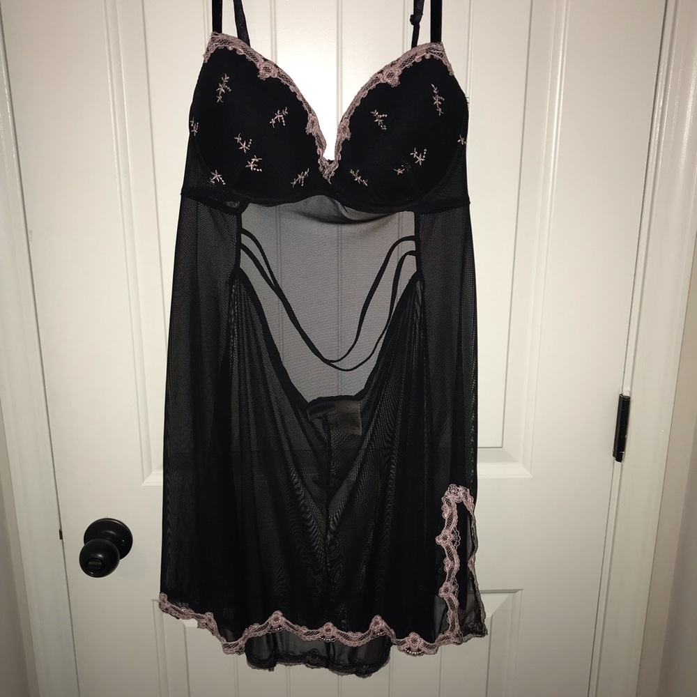 Black and Pink Chemise
